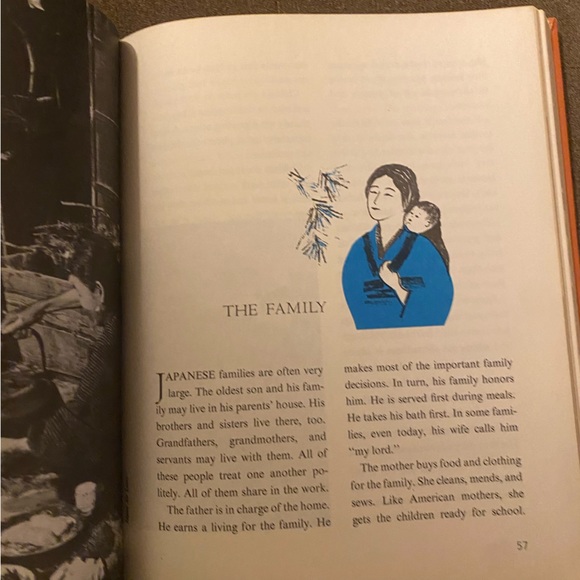 Vintage Japan home of the sun hardcover textbook Jennie dearmin helen peck 1965 - Picture 8 of 16